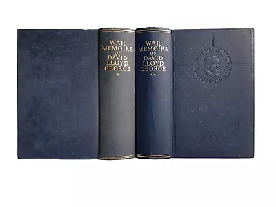 War Memoirs Volumes I & II 1 & 2 By David Lloyd George Hardcover • £12.99