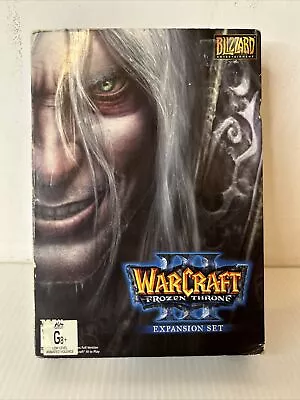 Warcraft III 3 Frozen Throne Expansion - PC Game Big Box + Free Postage • $48.95