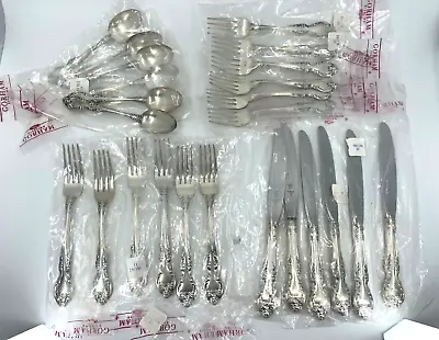 Gorham Sterling Silver Melrose  Service For 6 • $1200