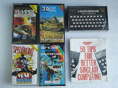 Sinclair ZX Spectrum Tapes - Spellbound Collectors Pack Tip Book Desert Patrol • £15