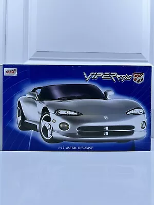 1:12 Anson Dodge Viper RT/10 White With Blue Stripes  Limited Edition 1/3999 • $114.99