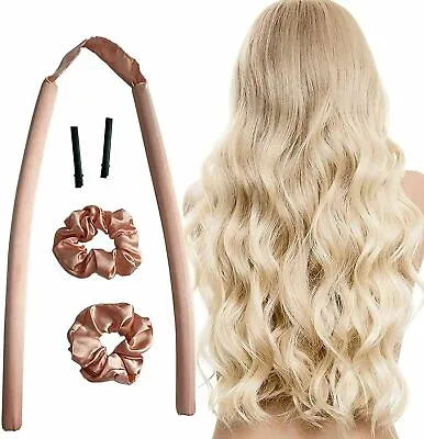 $7.25 • Buy DIY Hair Curlers Heatless Curling Rod Soft Headband No Heat Wave Form Women Girl