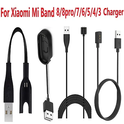 For Xiaomi Mi Band 8/8pro/ 7/ 6/ 5/ 4/ 3 Charger USB Charging Cable Lead Charger • £4.99