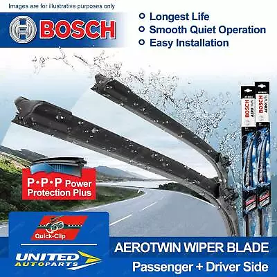 Bosch Front Pair Aerotwin Wiper Blade For Nissan Maxima A34 J32 Murano Qashqai • $69.95