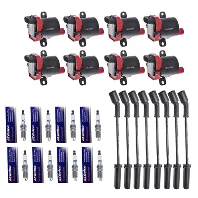 8 Herko Ignition Coils B045HE + 8 OEM Spark Plugs + 8 HK Spark Plug Wires • $202.15