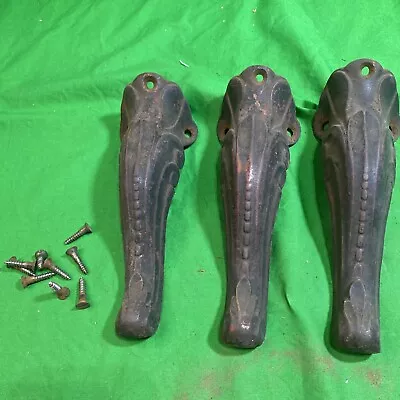$41 • Buy 3 Antique Piano / Organ Stool Cast Iron Legs
