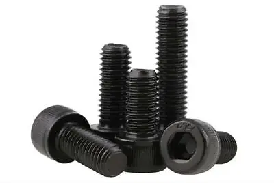 5pcs M3X3mm Black Hex Socket Cap Head Screw Bolt DIN912 12.9 Grade Carbon Steel • $0.99