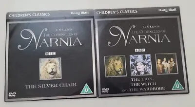 Chronicles Of Narnia DVDs: The Silver Chair & The Lion The Witch & The Wardrobe • £5