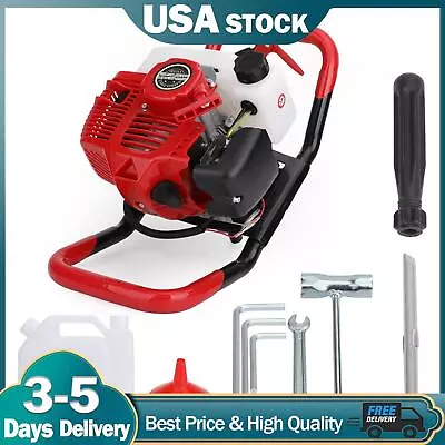 52cc 2-Stroke Gasoline Gas One Man Post Hole Digger Earth Auger Machine 2hp T05 • $108.88