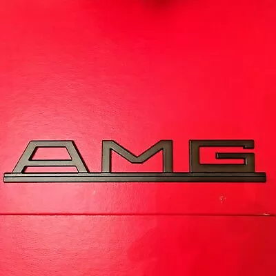 AMG Mercedes Pre Merger STYLE R107 W124 W126 W116 Badge Logo Amg GENUINE SIZE !! • $89