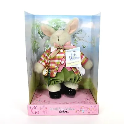 NEW Muffy VanderBear Couture 9  HOPPY WHITE RABBIT 2002 Alice In Wonderland MIB • $89.95