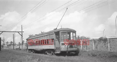 4B591 NEG/RP 1950s TAMPICO MEXICO ELECTRIC RAILWAY CO CAR 21 Ex PACIFIC ELECTRIC • $10.99