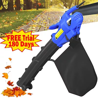 Heavy Duty 3000W Electric Garden Leaf Grass Hedge Blower Hoover Vacuum Vac Clean • £35.20