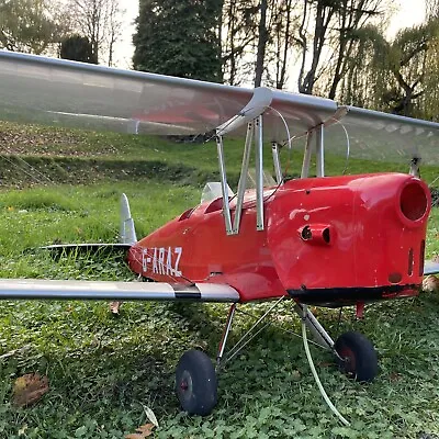 £180 • Buy Super Tiger Moth Bi Plane RC Nitro Glow 78” Radio Control Aircraft Aeroplane Air