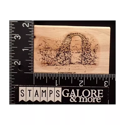 Stampin' Up! RUBBER STAMPS 2006 WOODLAND COTTAGE DISTRESSED ARBOR GARDEN #13 • $5.99