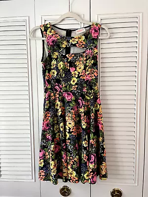 ModCloth Moon Neon Floral Dress Size S • $1.99