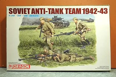 1/35 Dragon Soviet Anti-tank Team 1942-43 Model Kit # 6049 • $16.20