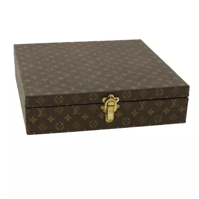 LOUIS VUITTON Monogram Jewelry Box LV Auth Yk5857A • $2800