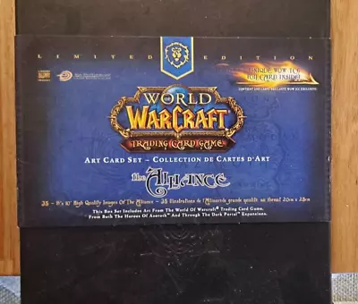 World Of Warcraft TCG Alliance Art Card Set 35 8x10 Art Cards (2007) • $10