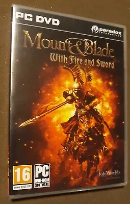SEALED Mount & Blade With Fire And Sword Boxed Game PC DVD-ROM 2010 Windows • $29.95