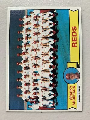 1979 Topps Set REDS CHECKLIST SPARKY ANDERSON #259 Excellent Condition • $2