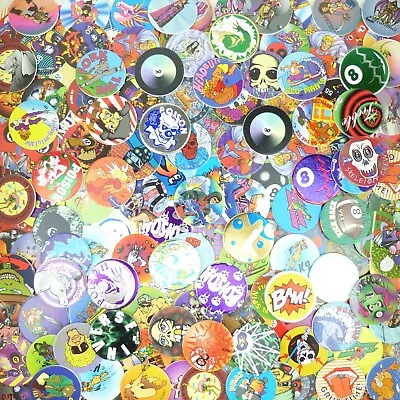 Lot Of 100 Pogs / Milk Caps + Slammer Unsorted! Retro Game Nostalgia! • $22