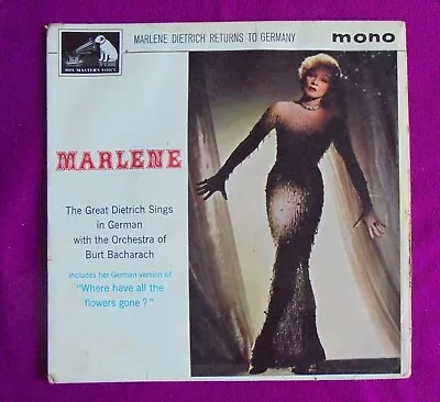 Marlene Dietrich 1962 45rpm Ep - Returns To Germany • $5.99