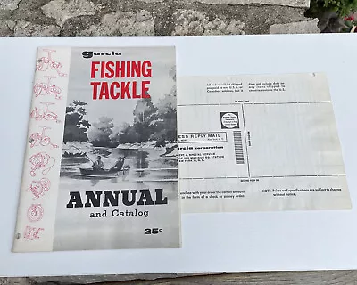 Vintage 1959 50s Garcia Fishing Tackle Annual Catalog Reels Rods Accessories • $127.20