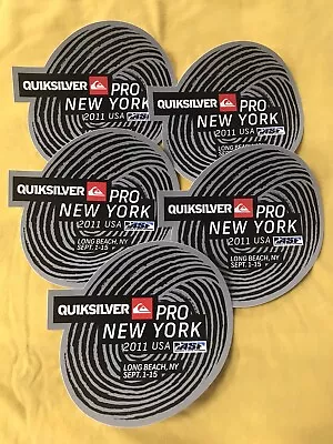 Quiksilver Pro New York Usa 2011 Asp Surfing World Tour Vintage Sticker Lot Of 5 • $13.99