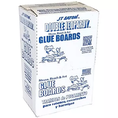 Double Jeopardy Glue Board Inserts Mice Traps 12 Sheets X 2 Boards = 24 Traps! • $11.95