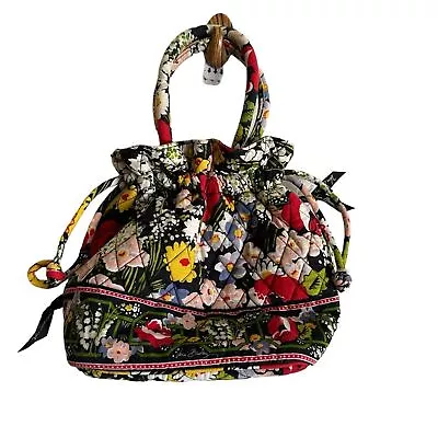 Vera Bradley Poppy Fields Cinch Satchel Handbag • $20