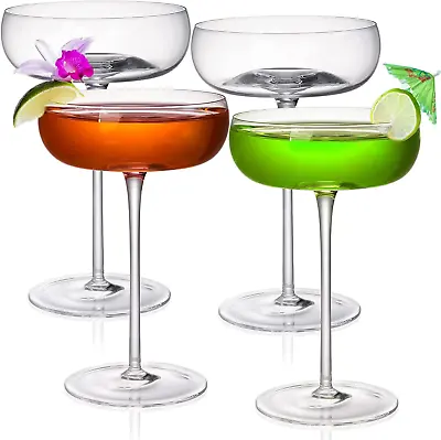 Coloch 4 Pack Cocktail Coupe Glasses With Stem 7oz Crystal Tall Martini...  • $39.35