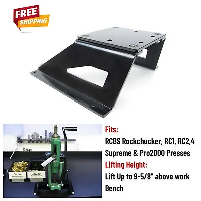 $145.67 • Buy Steel Riser Stand Platform For Mounting RCBS Rockchucker Press Reloading Bench