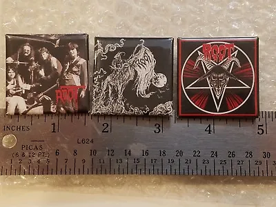 Set Of 3 ROOT Pins (master's Hammer Mortuary Drape Samael Torr Bathory) • $7.99