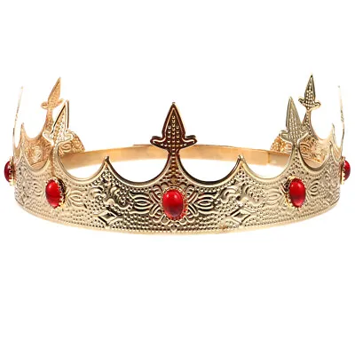  Tiara Party Crown Headpiece King Adult European And American • £10.54