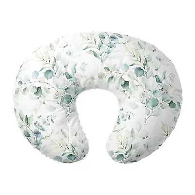 Nursing Pillow Cover Slipcover Minky - Nursery Decor For Baby -  Greenery • $19.99