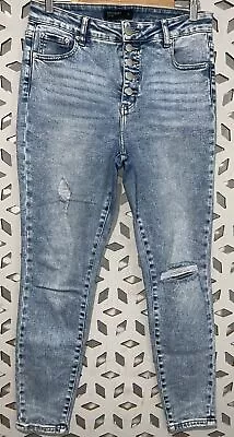 Womens Decjuba Button Fly Jeans Size 14 • $35