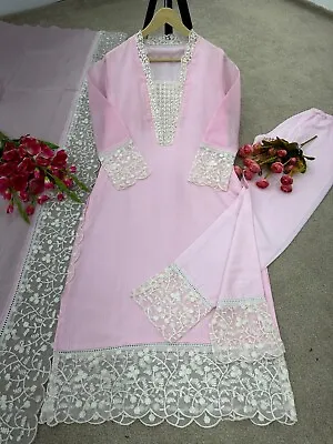 Indian Designer Salwar Suit Bollywood Party Wear Salwar Kameez Set Women Clothes • $107.62