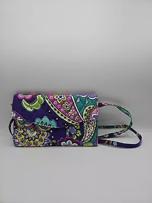 Vera Bradley Heather Crossbody Wallet With Long Strap • $19.99