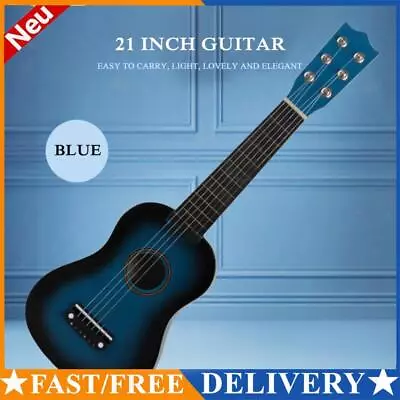 21 Inch Mini 6 Strings Ukulele Guitar Kids Beginners Musical Instrument Toy Gift • £10.82