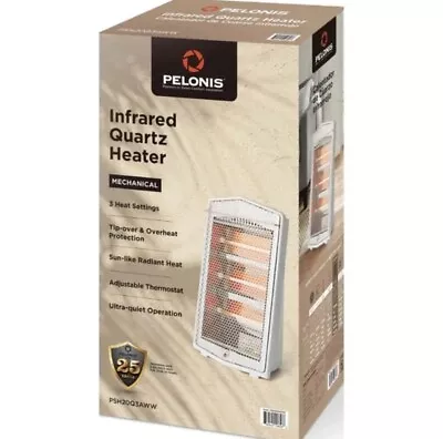 Pelonis PSH20Q3AWW 1500W Electric Quartz Space Heater - (White) • $50