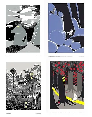 Moomin Set Of 4 Posters 24 X 30 Cm Set 21 • $27.04