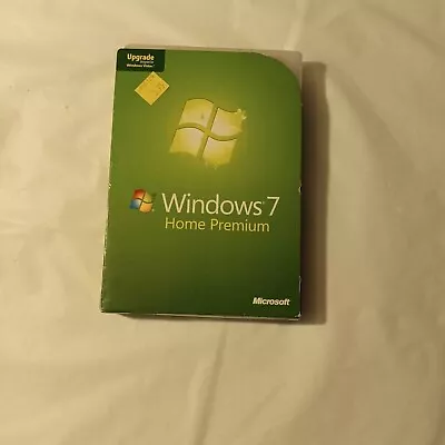 Microsoft Windows 7 Home Premium 64 Bit Only DVD W/License Key-Open Box • $21.50