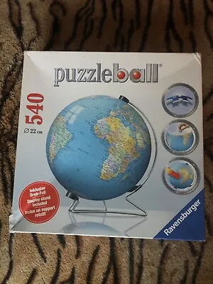 £3.95 • Buy 3D Globe 540 Piece Jigsaw Puzzle