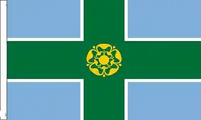 £4.99 • Buy Derbyshire Sleeved Flag Suitable For Boats 45cm X 30cm