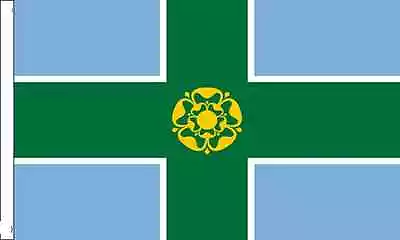 £4.99 • Buy Derbyshire Sleeved Flag Suitable For Boats 45cm X 30cm