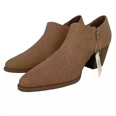 A.n.a Heels Womens 9.5 M Medium Brown Tan Robbin Ankle Bootie Shoes Shootie NWT • $31.59