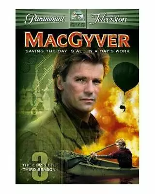 Macgyver - The Complete Third Season - DVD - VERY GOOD • $8.15