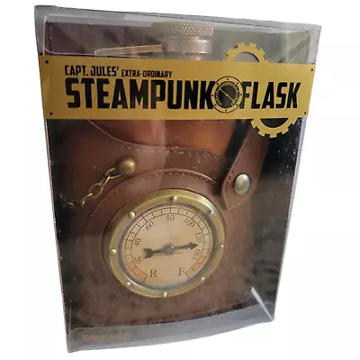 Capt. Jules Extra-Ordinary Steam Punk Flask Think Geek • $39.99