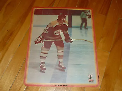 Bobby Orr 4 Boston Bruins 1972 Poster Vintage Hochey Sport Illustre Nhl Journal • $32.42